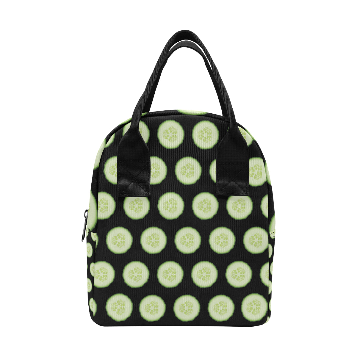 Cucumber Pattern Print Design CC02 Insulated Lunch Bag