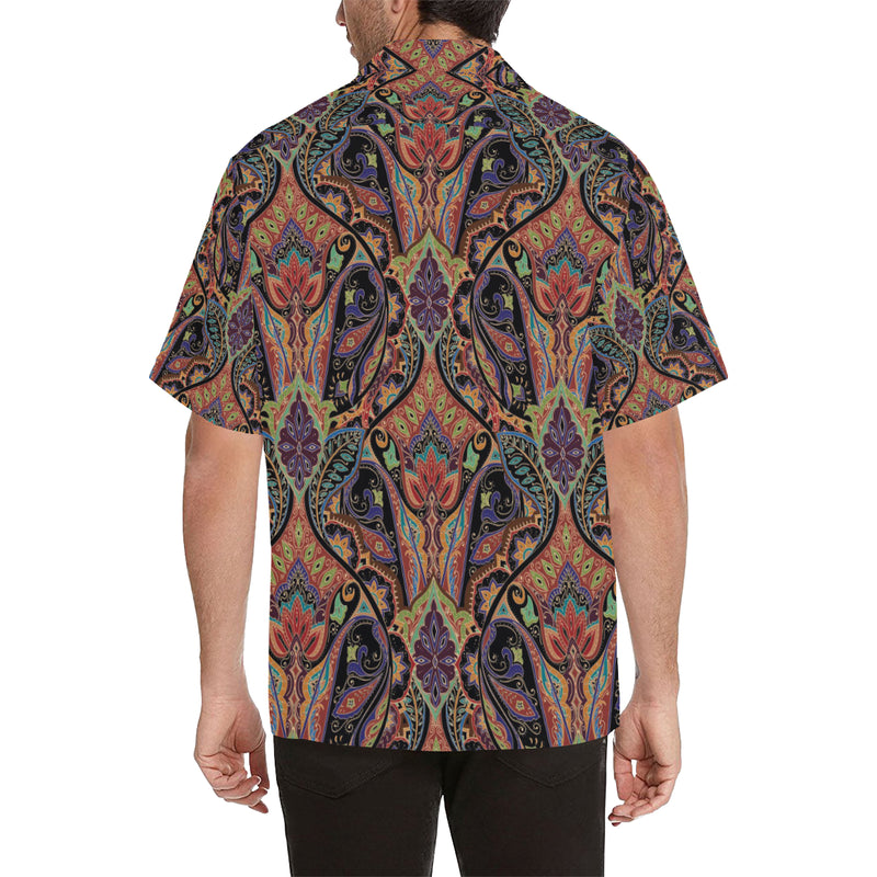 Bohemian Pattern Print Design 06 Men's Hawaiian Shirt