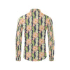 Cactus Pattern Print Design 01 Men's Long Sleeve Shirt