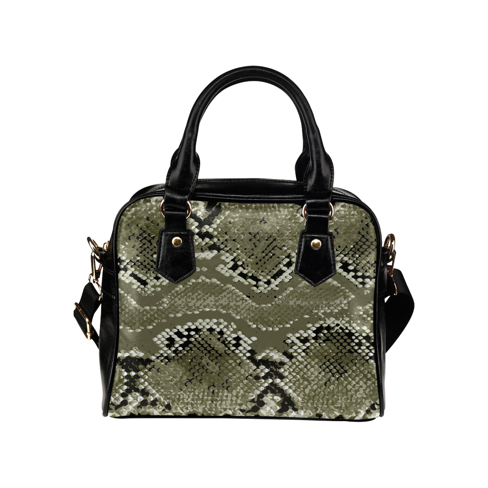 Python Pattern Print Design A04 Shoulder Handbag