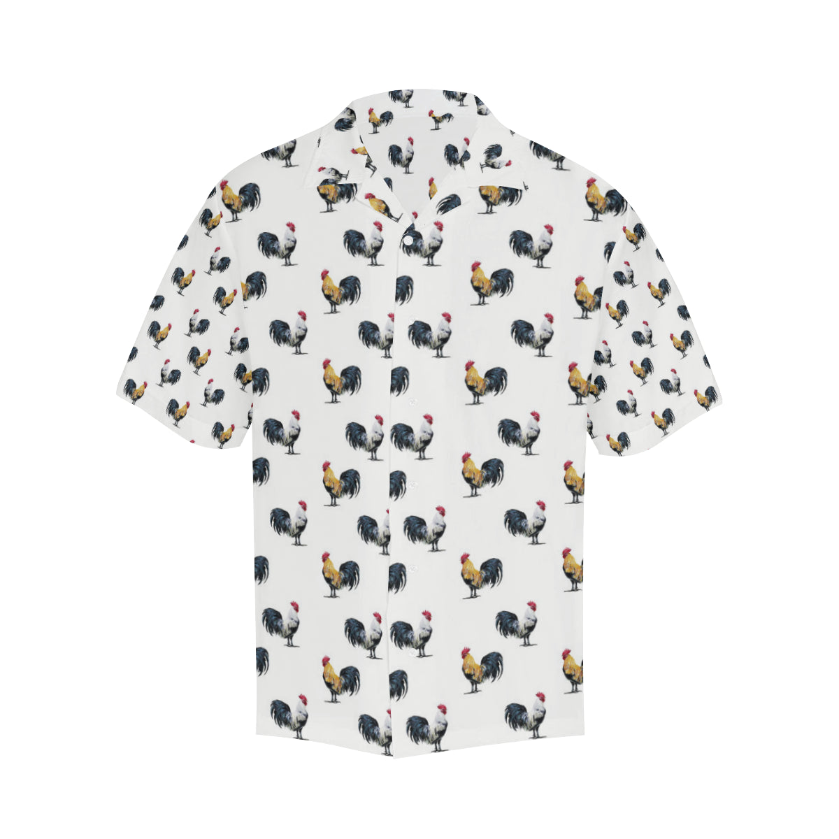 Chicken Pattern Print Design 02 Men's Hawaiian Shirt