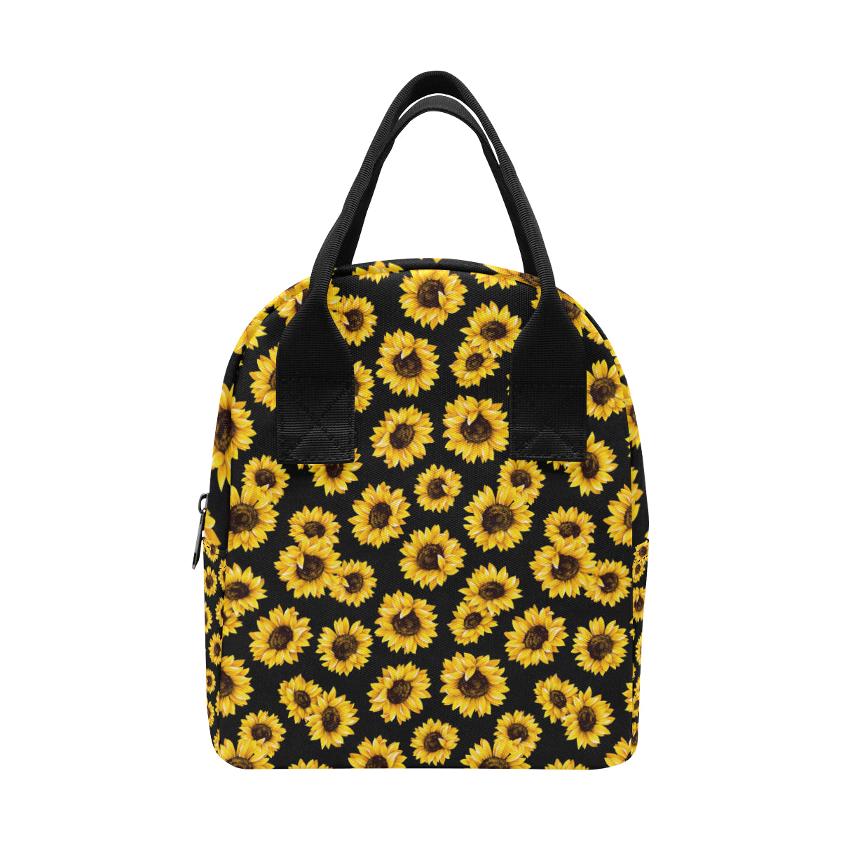 Sunflower Pattern Print Design SF05 Insulated Lunch Bag