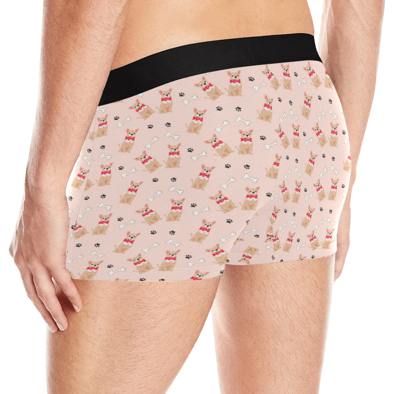 Chihuahua Pattern Print Design 04 Men's Boxer Briefs