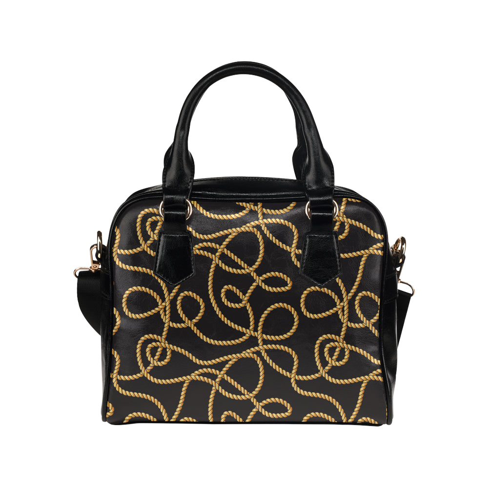 Rope Pattern Print Design A04 Shoulder Handbag