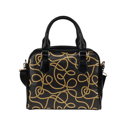 Rope Pattern Print Design A04 Shoulder Handbag