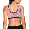 Cupcake Pattern Print Design CP05 Sports Bra