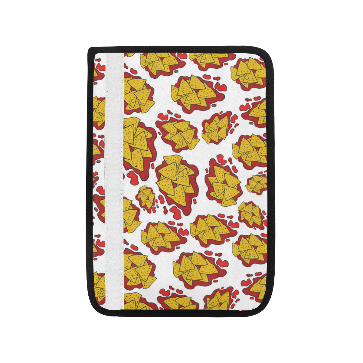 Nachos Pattern Print Design A03 Car Seat Belt Cover