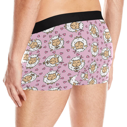 Sheep Cute Pattern Print Design 01 Men's Boxer Briefs