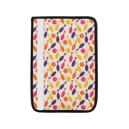 Bowling Pattern Print Design 06 Car Seat Belt Cover