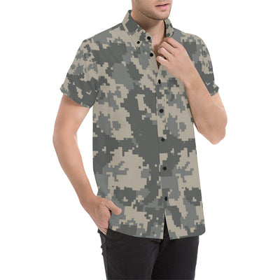 ACU Digital Camouflage Men's Short Sleeve Button Up Shirt