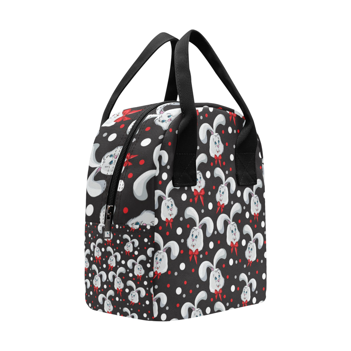 Rabbit Pattern Print Design RB012 Insulated Lunch Bag