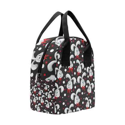 Rabbit Pattern Print Design RB012 Insulated Lunch Bag