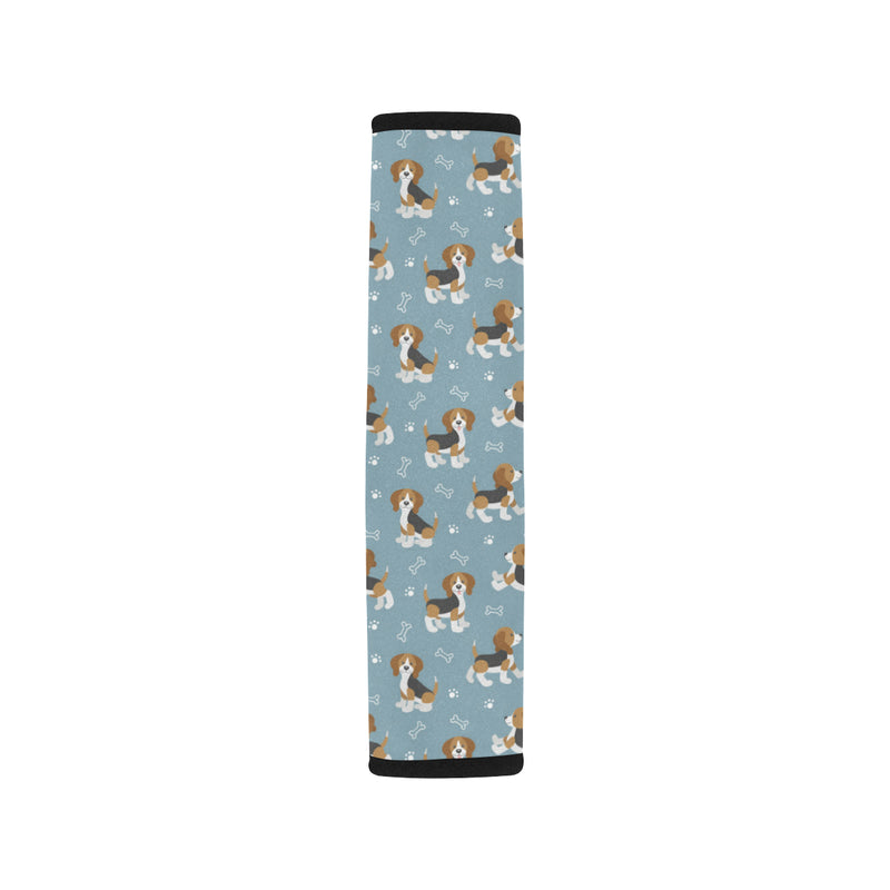 Beagle Pattern Print Design 02 Car Seat Belt Cover