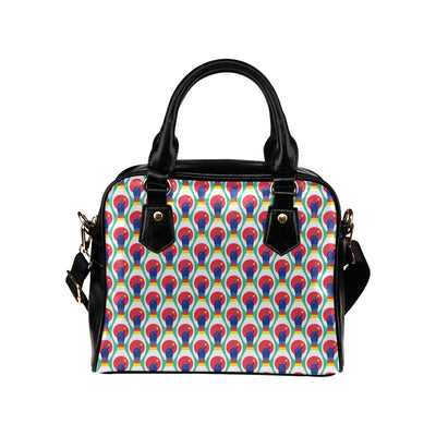 Bowling Pattern Print Design 05 Shoulder Handbag