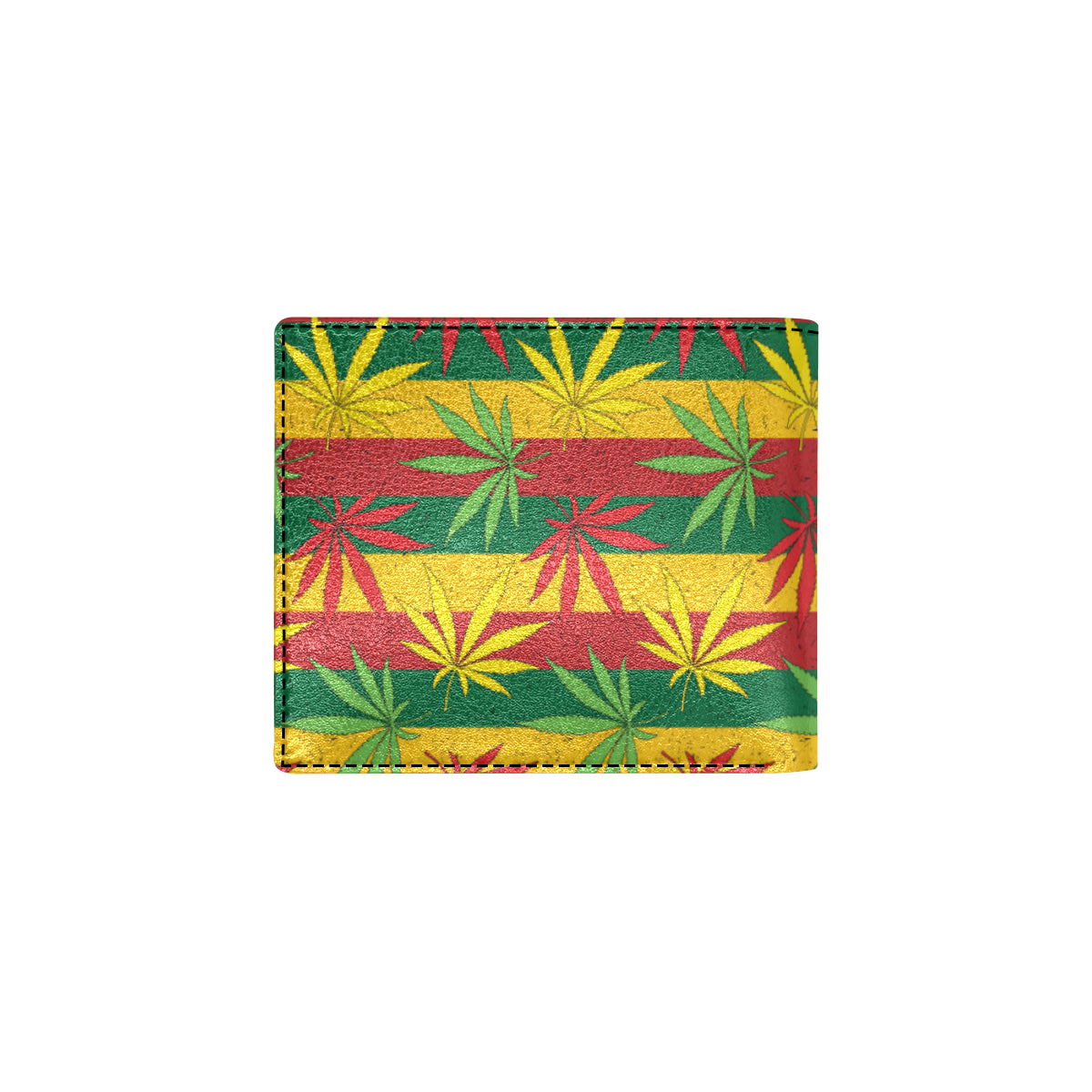 Rasta Pattern Print Design A03 Men's ID Card Wallet