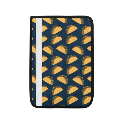 Taco Pattern Print Design TC04 Car Seat Belt Cover