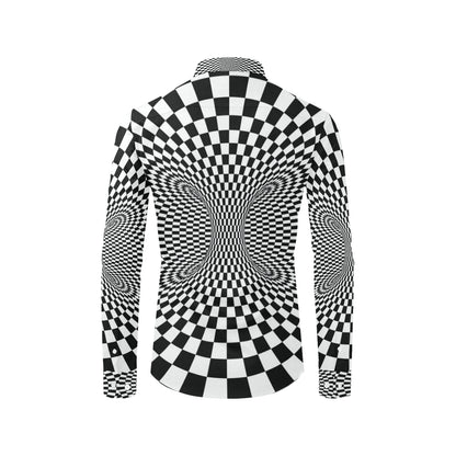 Optical illusion Projection Torus Men's Long Sleeve Shirt