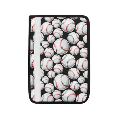 Baseball Black Background Car Seat Belt Cover