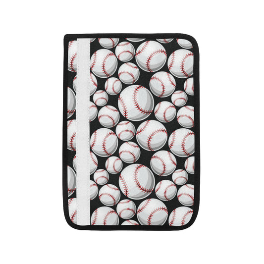 Baseball Black Background Car Seat Belt Cover