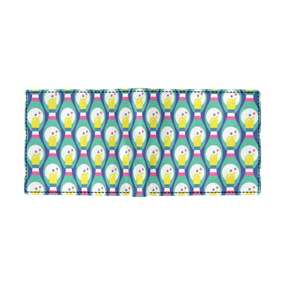 Bowling Pattern Print Design 04 Men's ID Card Wallet