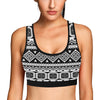 Aztec Pattern Print Design 08 Sports Bra