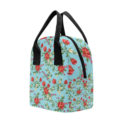 Summer Floral Pattern Print Design SF011 Insulated Lunch Bag