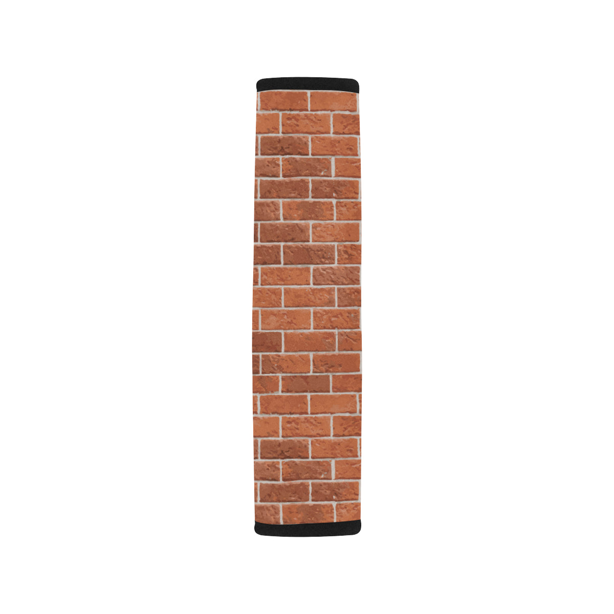 Brick Brown Pattern Print Design 02 Car Seat Belt Cover