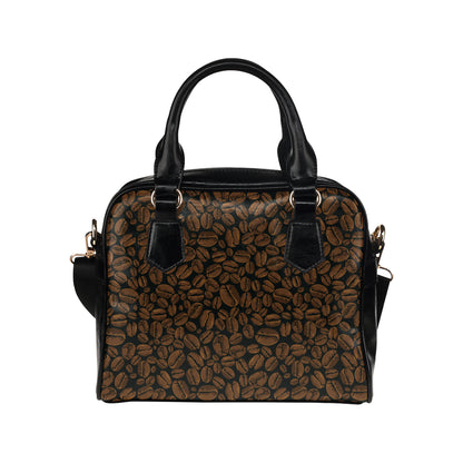 Coffee Pattern Print Design 01 Shoulder Handbag
