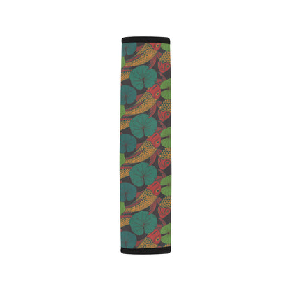 KOI Fish Pattern Print Design 01 Car Seat Belt Cover