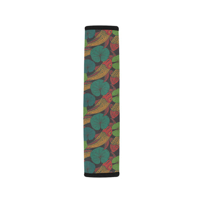 KOI Fish Pattern Print Design 01 Car Seat Belt Cover