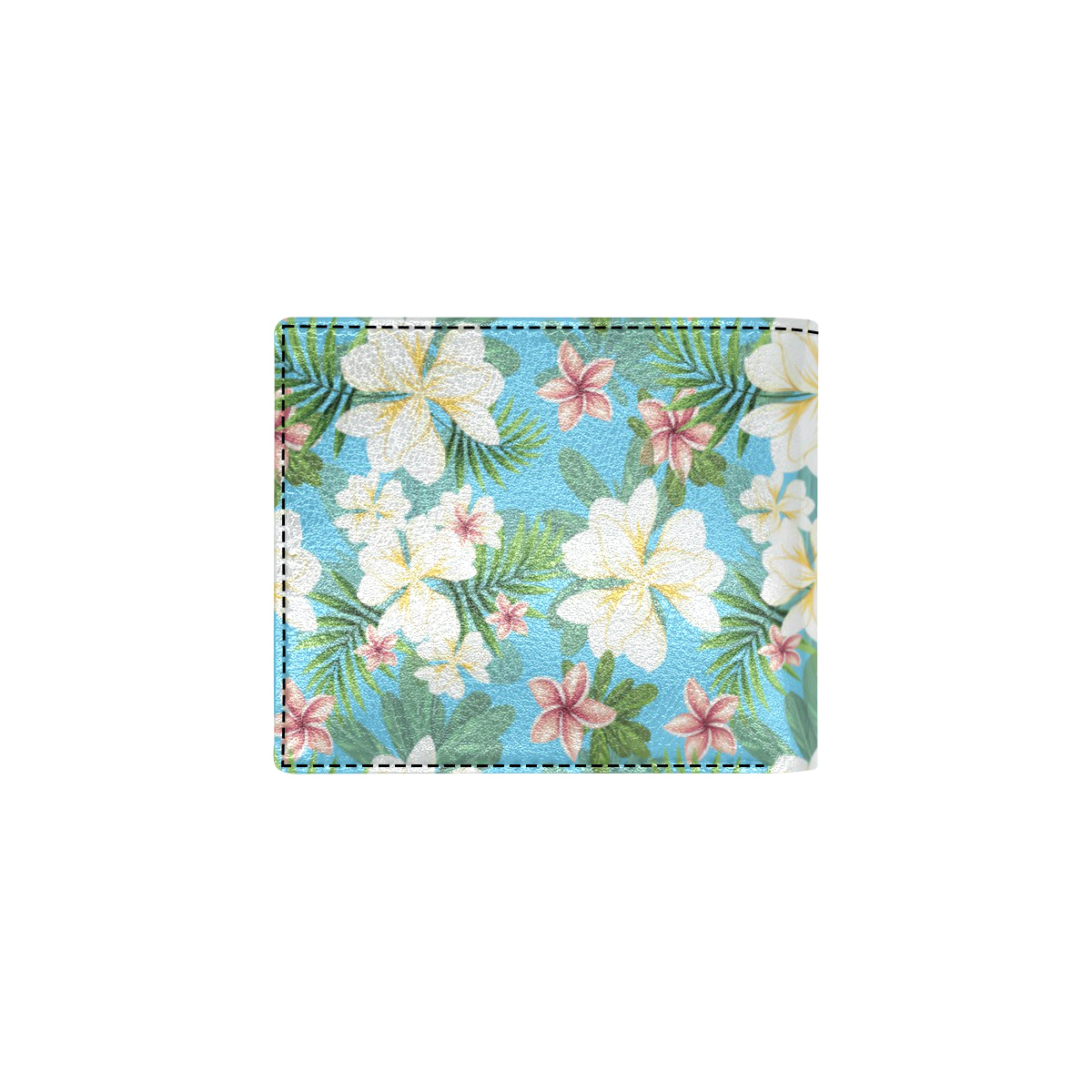 Plumeria Pattern Print Design PM028 Men's ID Card Wallet
