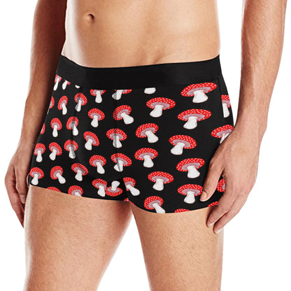 Mushroom Pattern Print Design A02 Men's Boxer Briefs