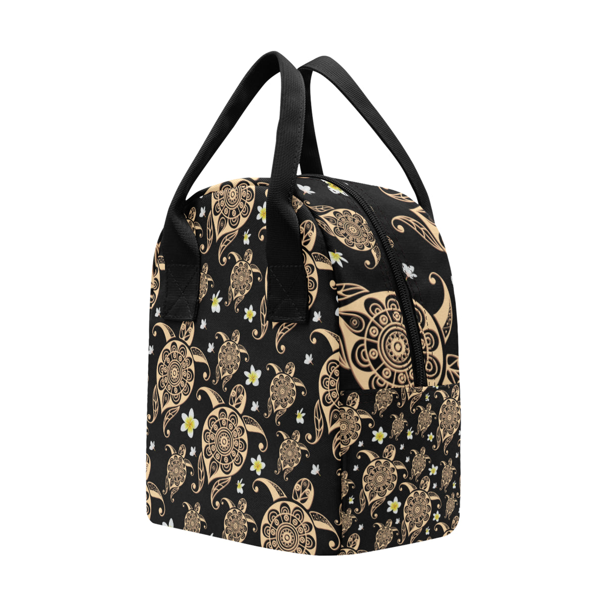 Turtle Polynesian Tribal Hawaiian Insulated Lunch Bag