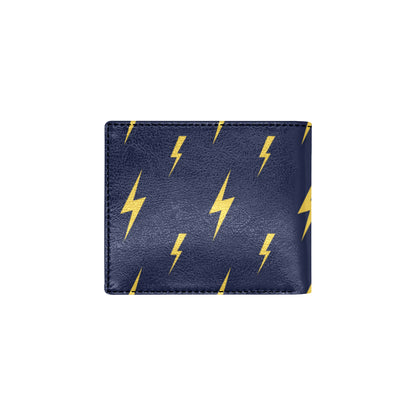Lightning Thunder Pattern Print Design 03 Men's ID Card Wallet