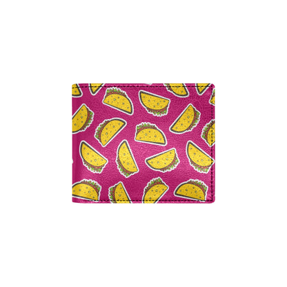 Taco Pattern Print Design TC01 Men's ID Card Wallet