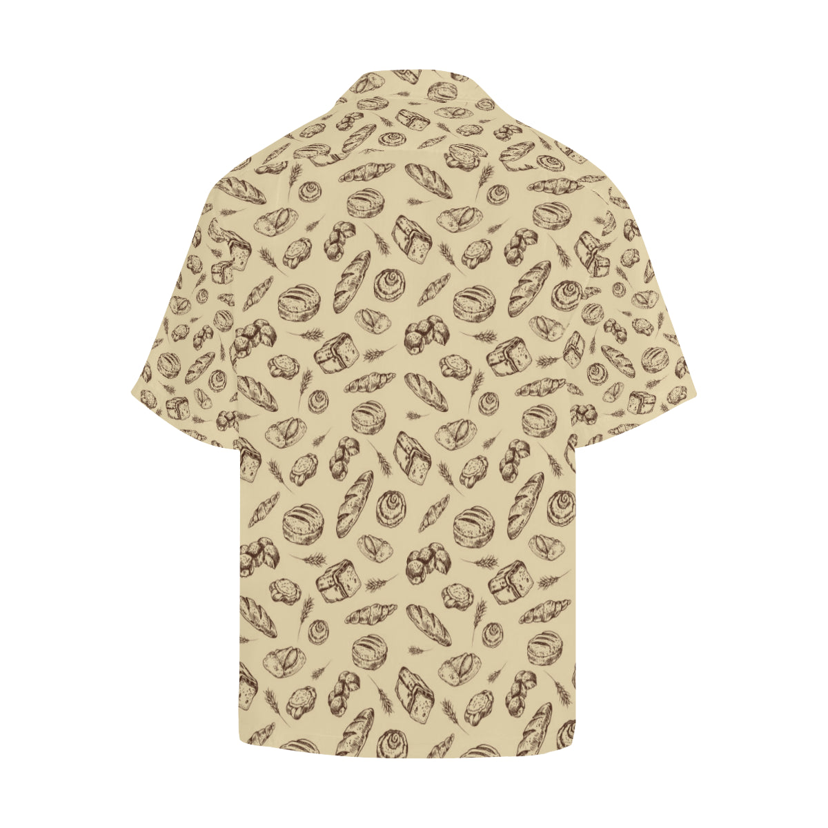 Bread Pattern Print Design 04 Men's Hawaiian Shirt