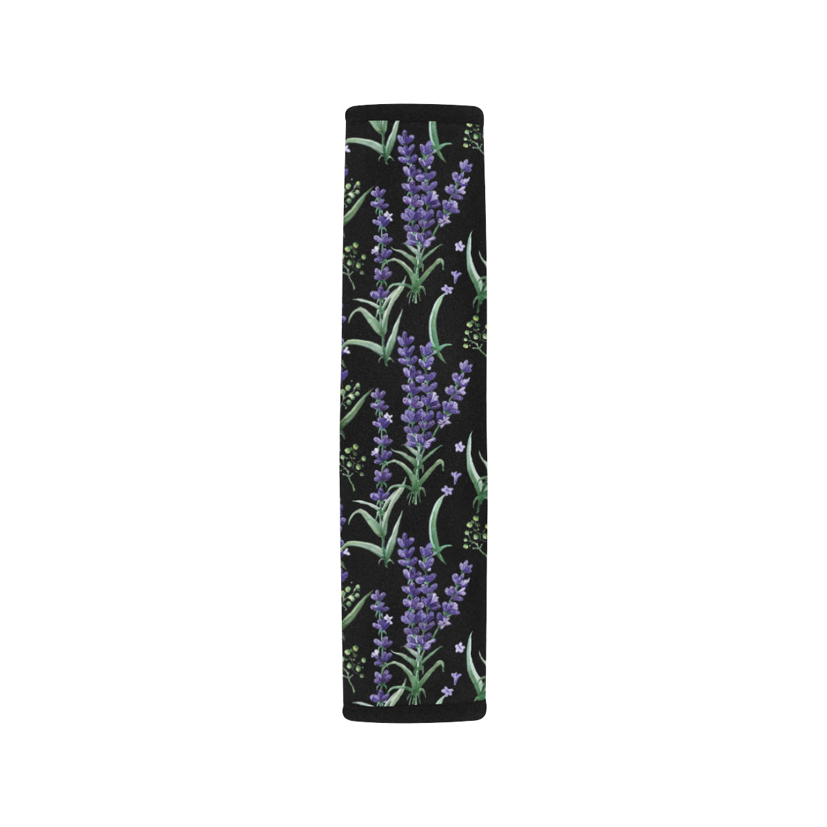 Lavender Pattern Print Design LV01 Car Seat Belt Cover