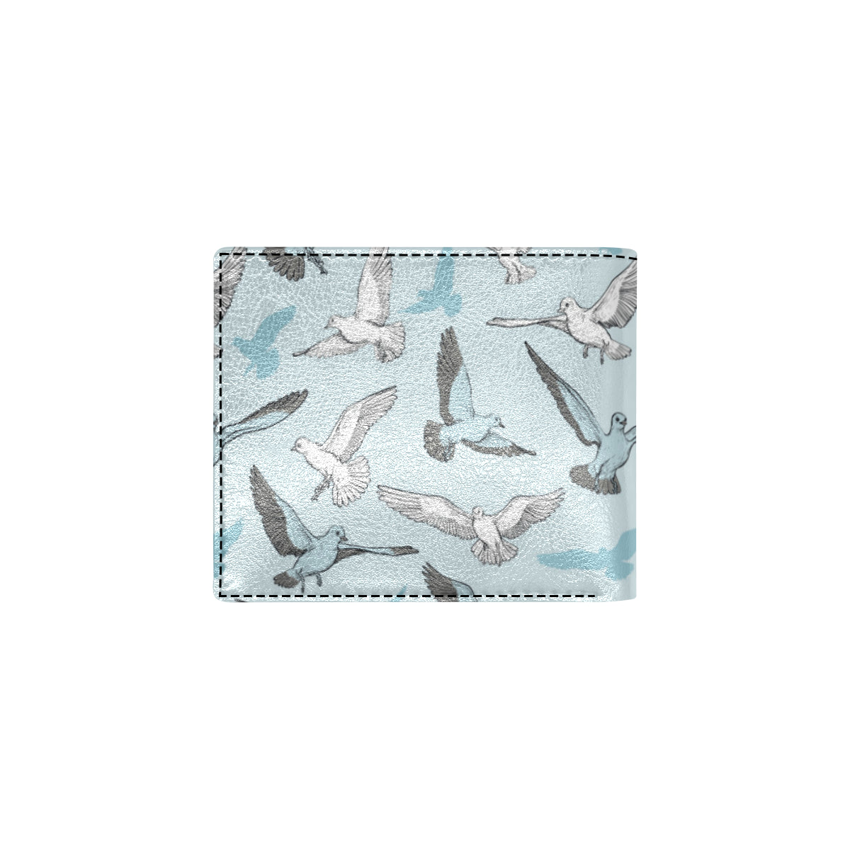 Pigeon Pattern Print Design 03 Men's ID Card Wallet