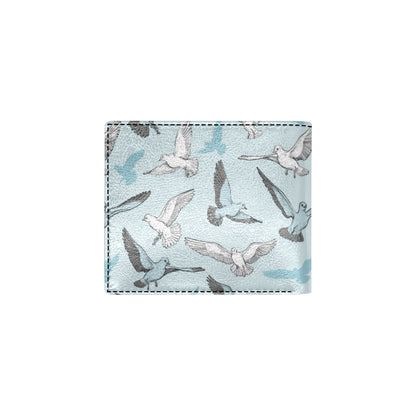 Pigeon Pattern Print Design 03 Men's ID Card Wallet