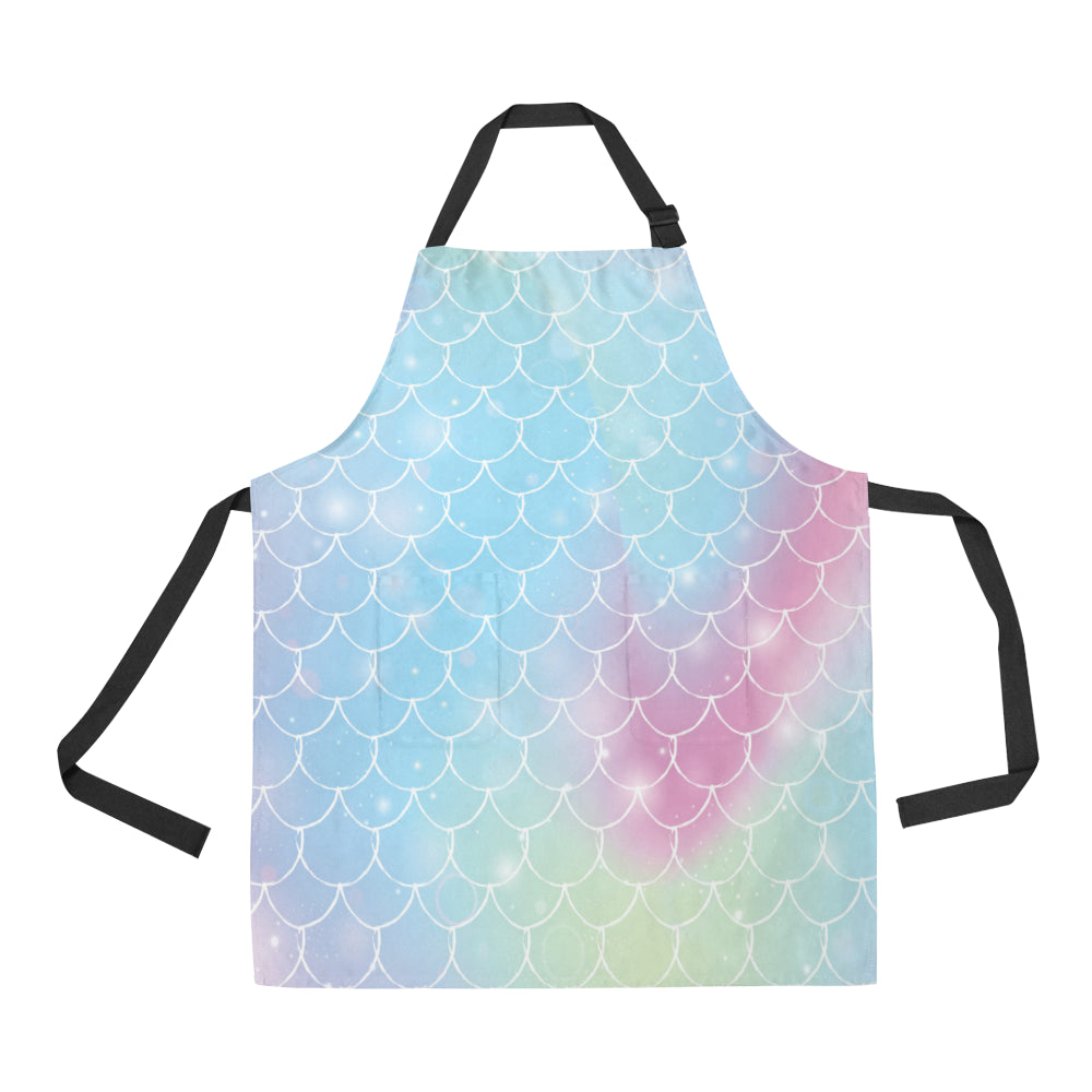 Rainbow Pattern Print Design A06 Apron with Pocket