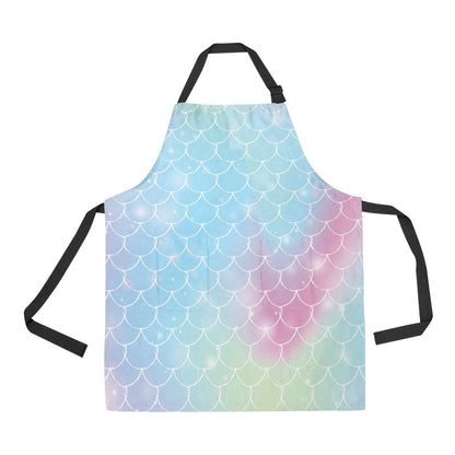 Rainbow Pattern Print Design A06 Apron with Pocket