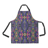 Aztec Pattern Print Design 07 Apron with Pocket