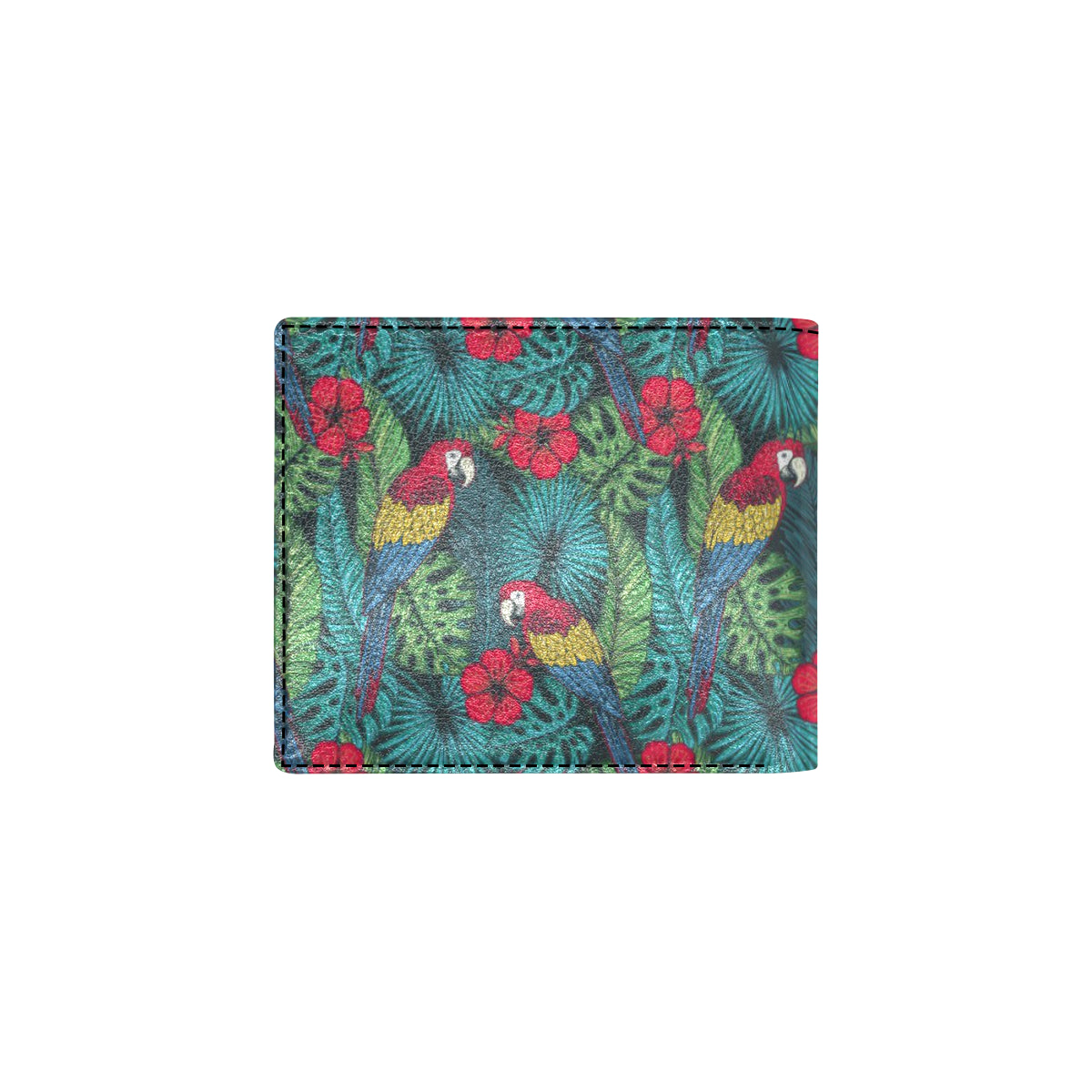 Parrot Pattern Print Design A05 Men's ID Card Wallet