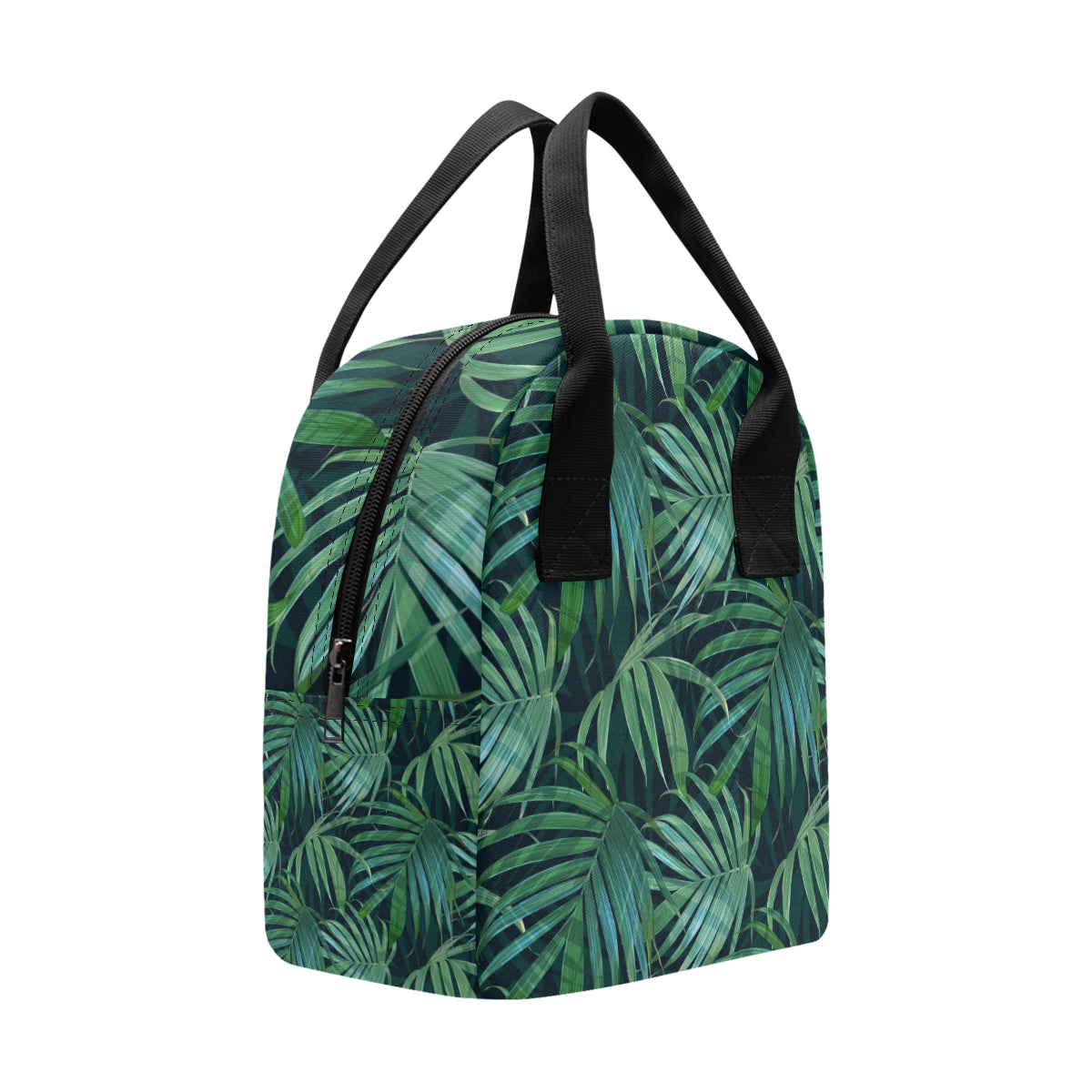 Tropical Flower Pattern Print Design TF011 Insulated Lunch Bag
