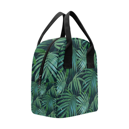 Tropical Flower Pattern Print Design TF011 Insulated Lunch Bag