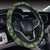 Dinosaur T Rex Print Pattern Steering Wheel Cover with Elastic Edge