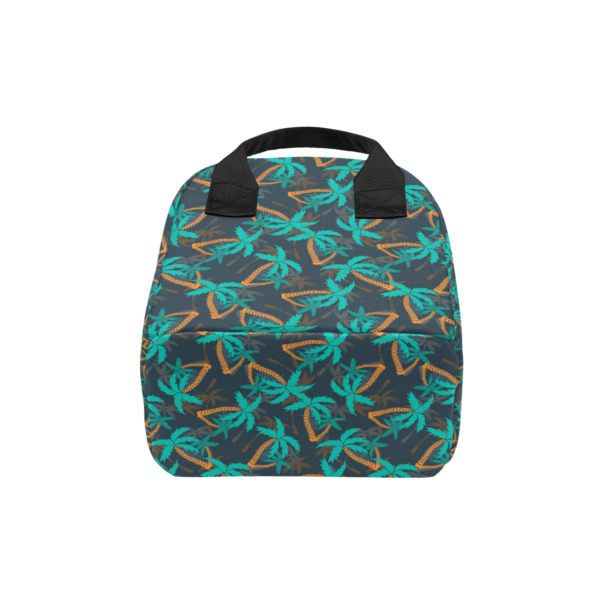 Palm Tree Pattern Print Design PT01 Insulated Lunch Bag