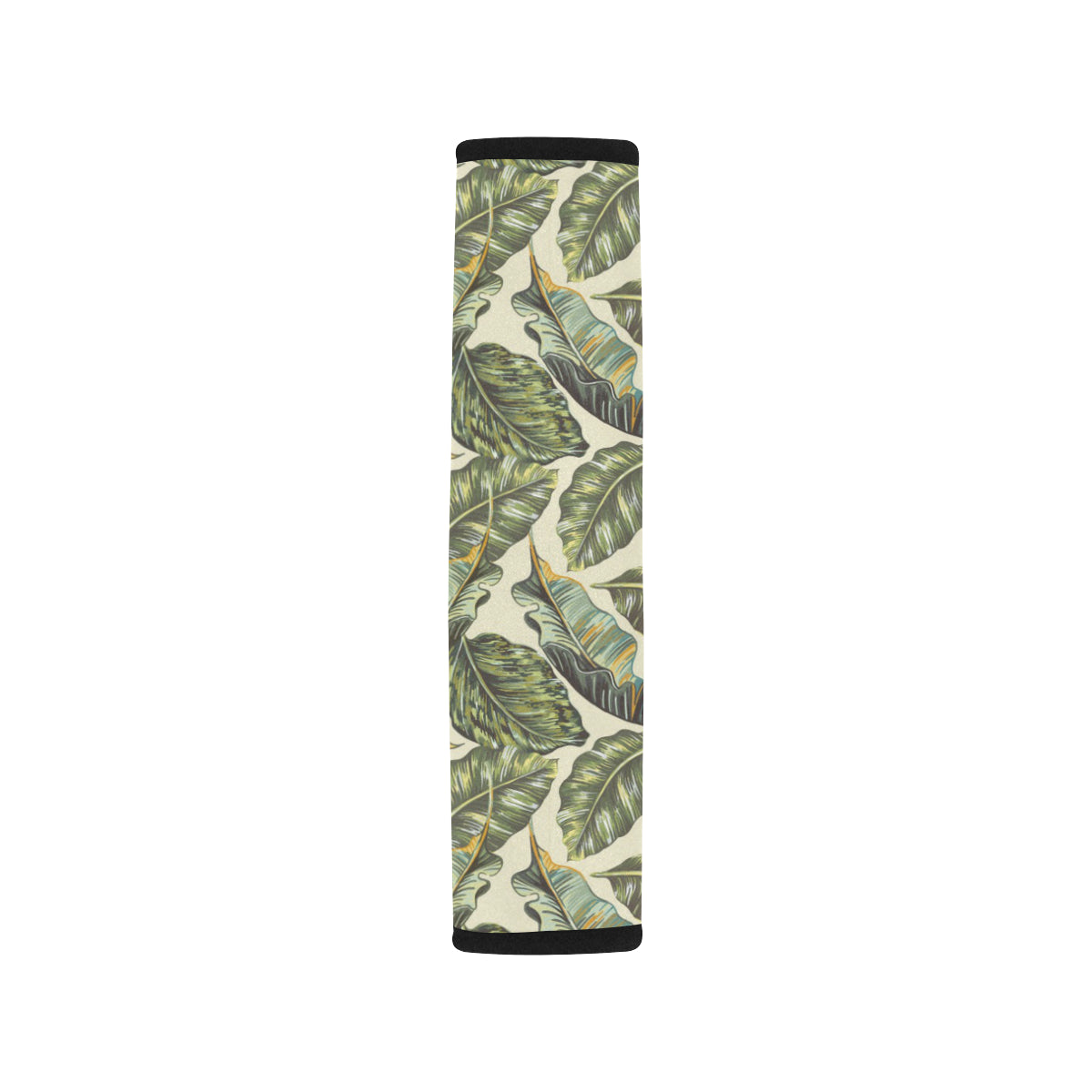Banana Leaf Pattern Print Design BL08 Car Seat Belt Cover