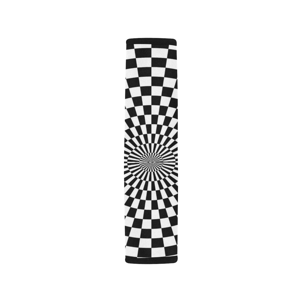 Checkered Flag Optical illusion Car Seat Belt Cover