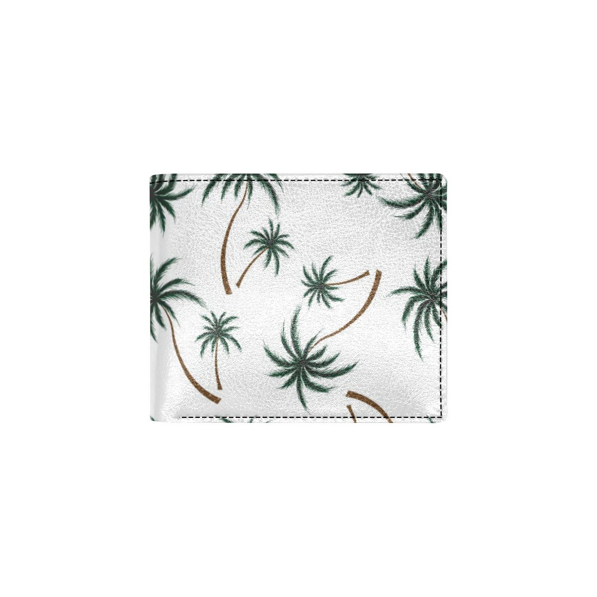Palm Tree Pattern Print Design PT07 Men's ID Card Wallet